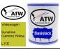 Preview: Volkswagen, Sunshine (Lemon) Yellow, L11E: 1L Lackdose, von ATW Autoteile West.